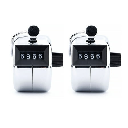 

DTOWER Pack of 2 Digit Counter with Lanyard Sports Soccer Football Basketball Golf Manual Press Mechanical Number Counting Device