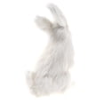 thumbnail image 4 of Regalo para niños de peluche de conejo agachado Sunnimix Blanco Juguete de conejo de simulación, 4 of 8