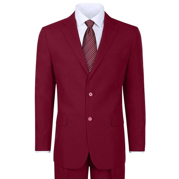 Men's Classic 2 Button Suit - Regular Fit