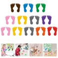 thumbnail image 4 of 12 pares Pegatinas de marcas para jardines de infantes pegatinas encantadoras y prácticas (color aleatorio), 4 of 7