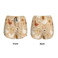 thumbnail image 6 of Goofa Autumn and Thanksgiving Printed Women 2 in 1 Running Shorts,Quick Dry Athletic Workout Shorts,High Waisted Athletic Shorts with Liner Pockets-Small, 6 of 9