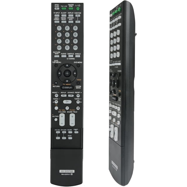 Control Remoto RM-ADP017 Compatible con Sistema AV DAV-DZ850KW SS-WS77 DAV-DZ7T HCD-DZ7T Infrarrojo