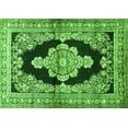 thumbnail image 1 of Ahgly Company Indoor Rectangle Medallion Green Traditional Area Rugs, 2' x 4', 1 of 1