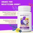 thumbnail image 4 of Mama’s Select Organic Blessed Thistle Capsules – Natural Lactation Support for Breastfeeding Moms, Vegan, Non-GMO, Gluten-Free, Third-Party Tested, 4 of 8