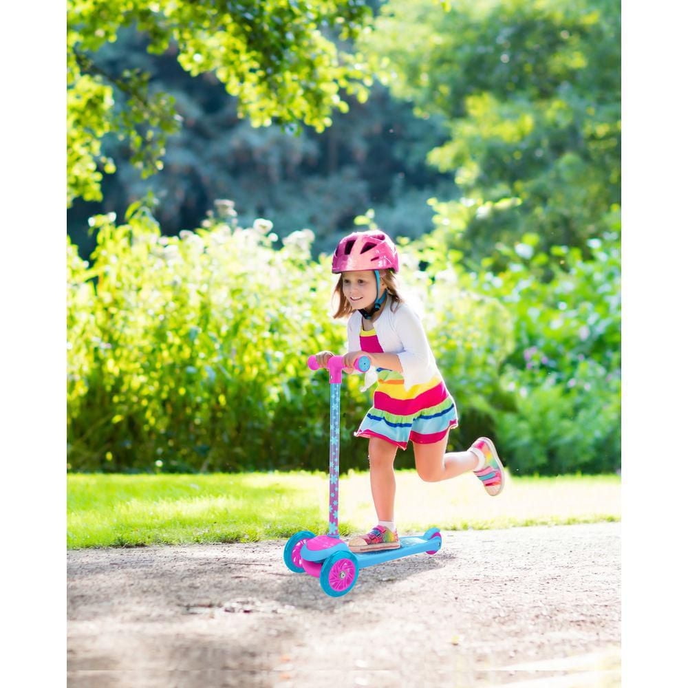 Trottinette à 3 roues pour enfants Rugged Racer Superstar Design