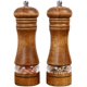 thumbnail image 1 of Juego de 2 Molinillos Manuales de Madera para Sal y Pimienta con Ventana de Acrílico y Mecanismo de Cerámica Ajustable, 1 of 5