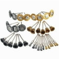 thumbnail image 2 of 36Pcs Laiton en Acier Brosse de Roue de Fil Mis Polissage Nettoyage Outil Rotatif Mini Brosse de Fil Tasse de Roue, 2 of 10
