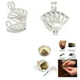 thumbnail image 1 of Seashell Pendant 16" Necklace Set Love Pearl Kit, Unisex Teens and Adults, Silver Color, 1 of 9