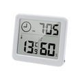 thumbnail image 1 of Termómetro/higrómetro digital Pantalla LCD grande de 3,2" Monitor de temperatura ambiente interior e indicador de humedad Indicador de humedad (blanco), 1 of 5