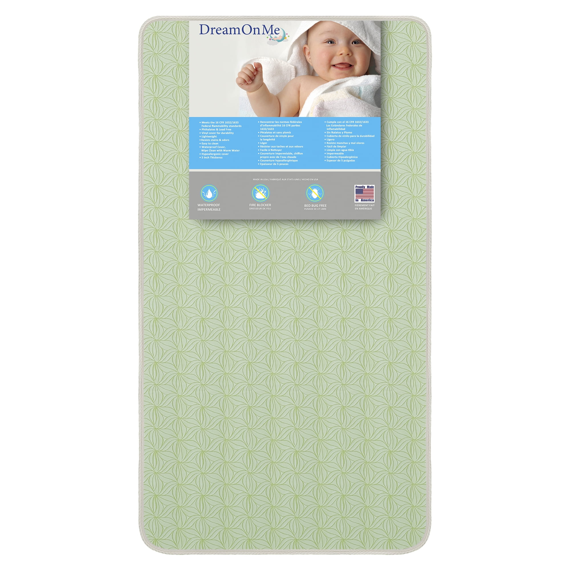 Slumber Baby Bedtime 2-Sided Crib & Toddler 150 Coil Innerspring Mattress