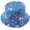 Blue7, variant on CoCopeaunts Cotton Bucket Hat for Women Summer Beach Fashion Reversible 2 Side Wearable Sun Hats Girls Packable Fisherman Hat