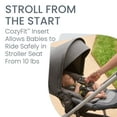 thumbnail image 7 of Britax Willow Grove SC Baby Travel System, Infant Car Seat and Stroller Combo with Base, Pindot Stone, 7 of 7