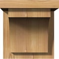 thumbnail image 2 of 7 1/2"W x 8"D x 8"H Huntington Smooth Corbel w/Backplate, Western Red Cedar, 2 of 9