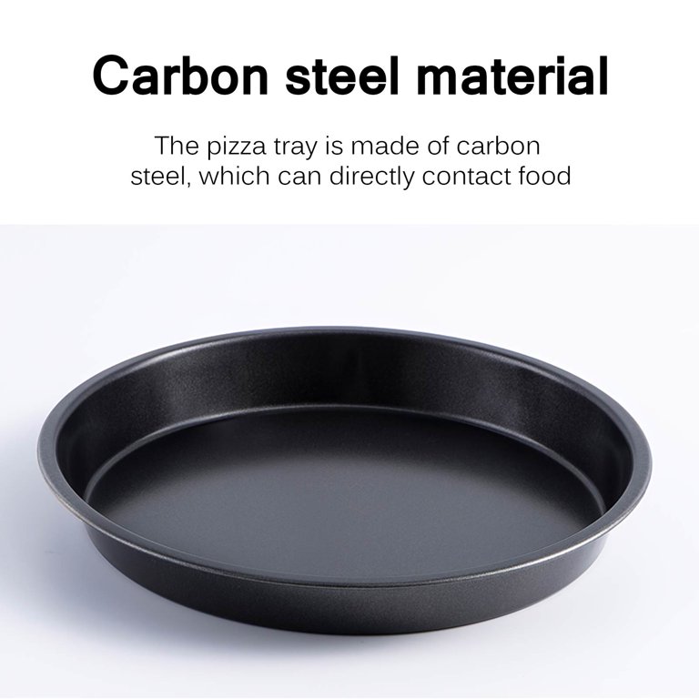 Pizza Pan Pizza Baking Pan Black Baking Sheets For Oven Nonstick Round  Pizza Tray 9 Inch Bakeware Carbon Steel Sheet Pans For Cooking  Multifunction 