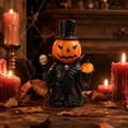 thumbnail image 4 of Halloween Decorations Lights Resin Pumpkin Table Decor Ornament Spooky Figurine for Home Halloween by PALIFEUR, 4 of 6