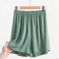 thumbnail image 2 of Women's 3-Piece Lounge Short Set in Soft Breathable Cotton Comfortable Oversized Fit for Summer Home Wear, 2 of 5