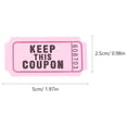 thumbnail image 4 of Milisten 100pcs Raffle Tickets Universal Ticket Labels Universal Ticket Events Tickets Universal Tickets, 4 of 5