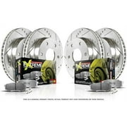 Power Stop Front & Rear Z26 Street Warrior Brake Kit K4080-26 Fits 2018 Mitsubishi Outlander Sport