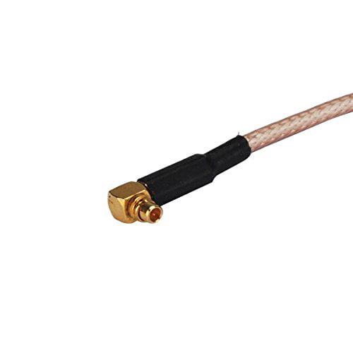 MMCX Male Right Angle Plug to TNC Bulkhead Female Aerial Extension Cable RG316 15cm High Quality Ships From USA