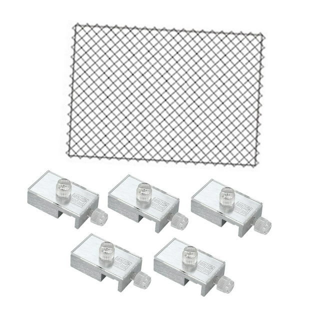DOLITY Filet d'Aquarium pour Réservoir de Bureau Réservoir Couvercle Anti-Saut