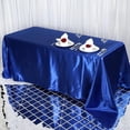 thumbnail image 2 of Efavormart 90x132" Rectangle ROYAL Wholesale SATIN Tablecloth Banquet Linen Wedding Party Restaurant Tablecloth, 2 of 11