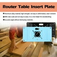 thumbnail image 3 of Router Table Insert Plate Aluminum Trimming Machine Engraving Flip Board Milling Slotting Auxiliary Tool with 4 Rings for Woodworking, 3 of 7