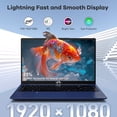 thumbnail image 4 of 15.6" IPS FHD-Laptop, 8GB RAM, 256GB SSD, Intel 6-Cores i3-1215U (Beat i5-1135G7), 65W Type-C, Fingerprint, Computer with Backlit Keyboard Fingerprint laptops for Business and Student Wi-Fi 6 Win 11, 4 of 10