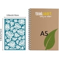 thumbnail image 2 of Silk Screen Stencils for Polymer Clay Reusable Silkscreen Print Kit Self-Adhesive Printing DIY Art for Earring Jewelry Making Wood Fabric Wall T-Shirt Paper 5.9 x 3.9 Inch(Leaf Pattern), 2 of 9