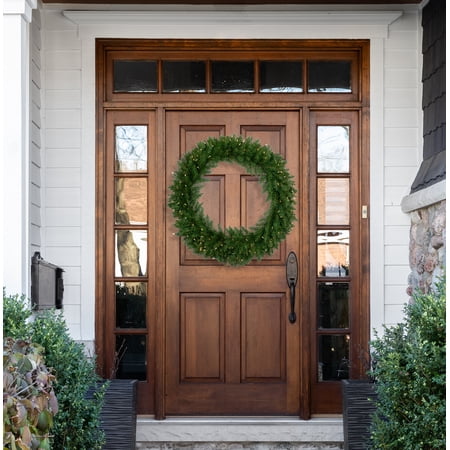 Northlight 36 Prelit Eastern Pine Artificial Christmas Wreath - Clear Lights