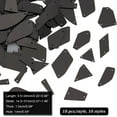 thumbnail image 2 of 180pcs Mirror Sew on Rhinestones Mix Flatback Acrylic Sew-on Stone Black Acrylic Mirrored Rhinestones Beads, 2 of 9