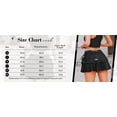 thumbnail image 6 of Carlikeit Women's Y2K Pleated Mini Skirt, Layered Ruffle Micro Skirt with Adjustable Drawstring Waist, Casual Short Skirt for Daily Wear and Festivals, 6 of 7
