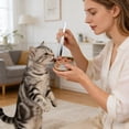 thumbnail image 4 of zhangmingg Cuillère pour Nourriture de Chat en Acier Inoxydable à Long Manche Ustensile d'Alimentation pour Animaux pour Aliments Humides en Conserve Mangeoire de Rangement Portable pour Conserve, 4 of 4