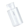 thumbnail image 3 of heritaly Push Down Empty Pump Dispenser Nail Polish Remover Refillable Storage Container Cosmetic Removal Plastic Press Bottle Transparent 150ml 1Set, 3 of 6