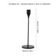 thumbnail image 5 of Candelabro de aleación antideslizante candelabro decoración candelabro para fiesta pub, negro mate, 34cm kenally HA003037-15, 5 of 6