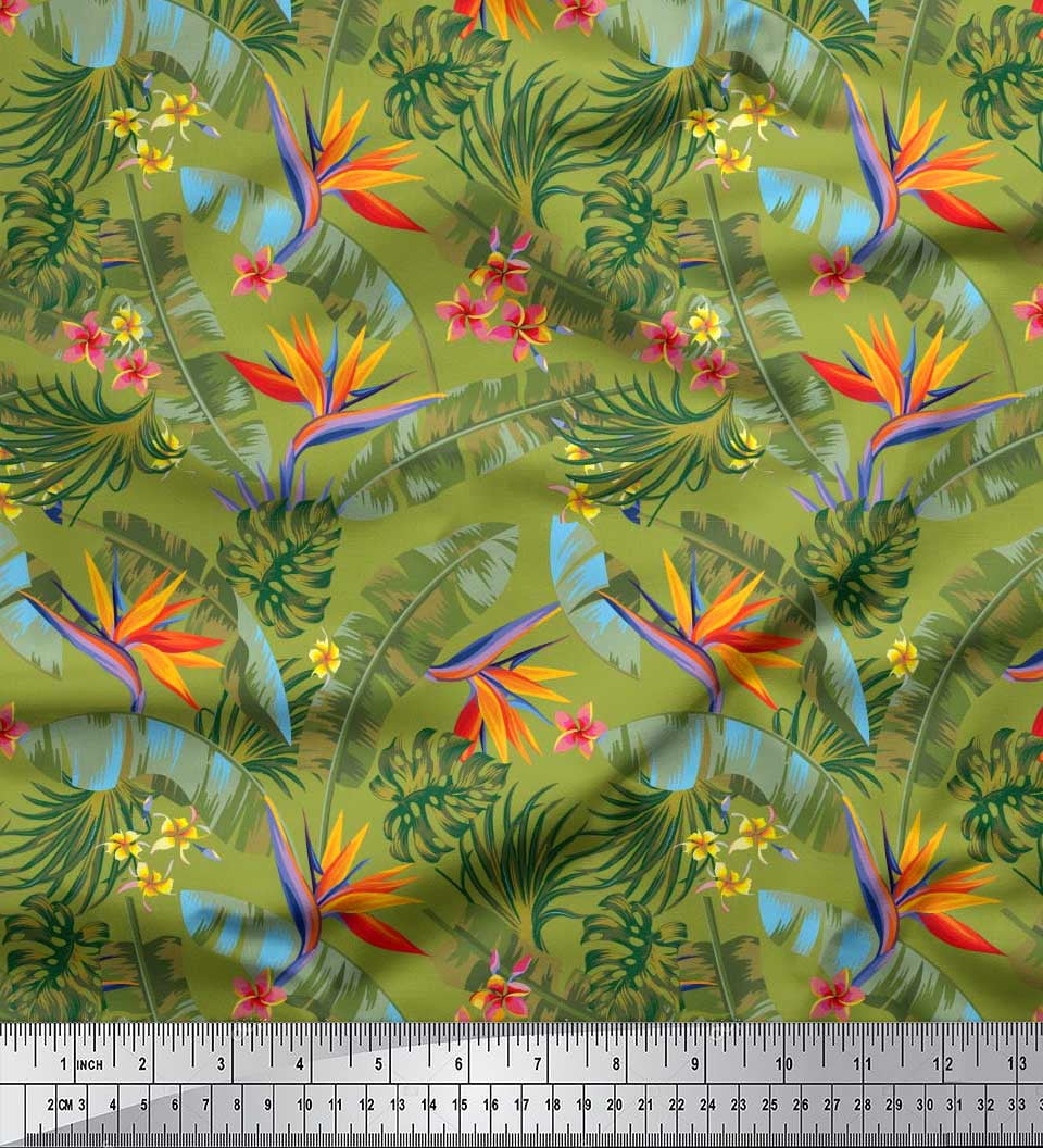 Tropical Fabric By The Yard