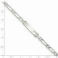 thumbnail image 2 of White Sterling Silver bracelet Childrens 6 in mm Baby ID, 2 of 2