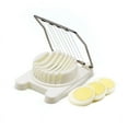 thumbnail image 3 of Xihbxyly Cortador de Huevos Resistente, Cuerpo de Aluminio con Alambres de Acero Inoxidable, Fácil de Usar para Huevos Duros, Rebanar y Cortar, Herramienta de Cocina Multiusos, Apto para Lavavajillas, 3 of 6