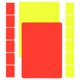 thumbnail image 2 of Tarjetas de árbitro de fútbol, ​​tarjetas rojas y amarillas para partido de fútbol, ​​herramientas de árbitro, accesorios deportivos prácticos, tarjetas de árbitro portátiles, 14 Uds., 2 of 5