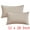 Beige, variant on Unique Bargains Decorative Soft Chenille Pillow Covers Beige 12" x 20"