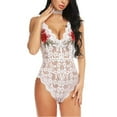 thumbnail image 4 of uublik Valentines Lingerie Set for Women Sexy Naughty Plus Size Babydoll Bodysuit Lace, 4 of 5