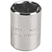 Proto 11mm Steel Socket with 1/4" Drive Size and Polished Finish Steel J4711M
