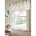 thumbnail image 6 of Eucalyptus Leaves Curtain Valances for Windows, Farmhouse Botanical Vines Butterfly Kitchen Valance Window Treatment, Light Filtering Block Curtains for Bathroom/Bedroom/Living Room 60'' x 18'', 6 of 9