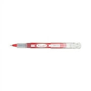 Finito Stick Porous Point Pen Extra-Fine 0.4mm, Red Ink, Red/Silver Barrel