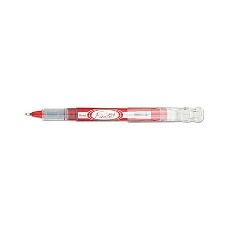 UPC: 0072512247594 | Finito Stick Porous Point Pen Extra-Fine 0.4mm Red Ink Red/Silver Barrel