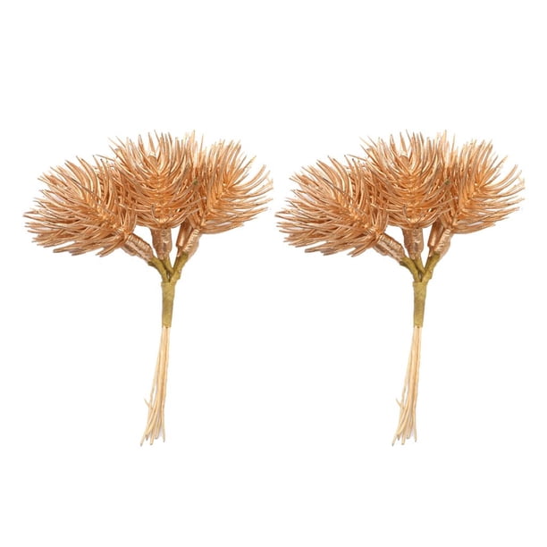 12 guirnaldas decorativas para ramo de fiesta con hojas Oro