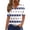 Light Gray, variant on WTOBBY Women's Fashion Casual V-Neck Independence Day Print Button Detail Short Sleeve T-Shirt Tee Top for Daily Weekend Wear Basic Wardrobe Essential Comfort Fit,Blue L
