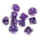 thumbnail image 3 of Juego de 20 Dados Acrílicos Sunnimix opacos D10 para mazmorras y juguetes morado, 3 of 7