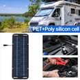 thumbnail image 2 of 2X 12V 30W Portable Solar Panel Car Boat Power Solar Panel Battery Charger Maintainer for Car Tractor Boat RV, 2 of 4