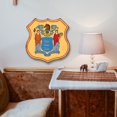 thumbnail image 2 of Pintura Hojalata Con Forma Especial 30 X 30 Cm Escudo Serie Bodegones Nueva Jersey (46), 2 of 9
