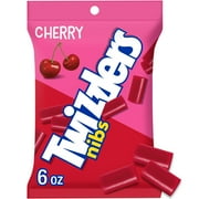 TWIZZLERS NIBS Cherry Flavored Licorice Style Candy Bag, 6 oz